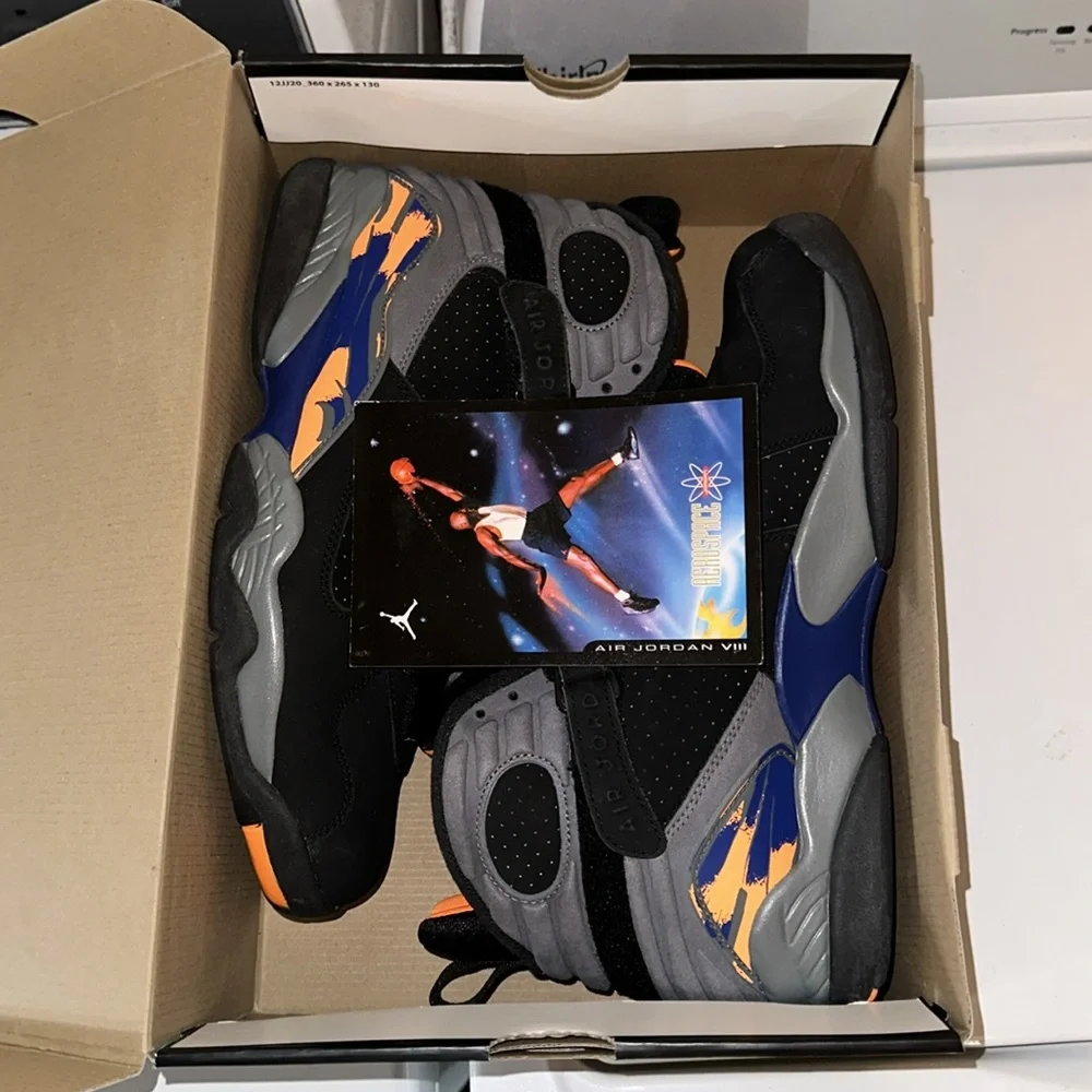 Air Jordan 8 Retro (suns colorway) sz 13 - Picture 7 of 9